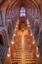 The nave of St. Magnus Cathedral, Kirkwall, Orkney, Scotland, UK