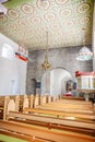 Nave of the St. Peders Kirke on Bornholm