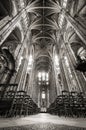 Nave with Vaulted Arches, Church of Saint Eustache, Paris, France