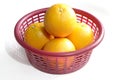 Navel Orages in a Basket Royalty Free Stock Photo