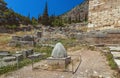 Navel of World - Delphi - Greece Royalty Free Stock Photo