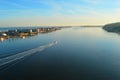 Navesink and Atlantic Ocean Royalty Free Stock Photo