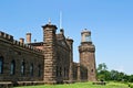 The Navesink Twin Lights is a non-operational lighthouse and museum located in Highlands, Monmouth County, Nj, United States Royalty Free Stock Photo
