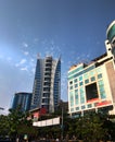 Navi mumbai skyline metro city offices malls