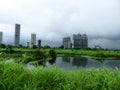 Navi Mumbai Skyline Royalty Free Stock Photo