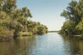 Navigable canals in the Danube delta
