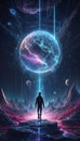 QuantumQuotient Symphony: Navigating Tomorrow\'s Data. AI generate