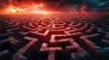 Navigate the Illuminated Brain Maze Mnemonic Symbols Guide Memory Improvement Exercises for Cognitive Growth and Enhanced Mental