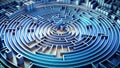 Navigating the Data Labyrinth A Visual Journey of Data-Driven Decision Making Generative AI