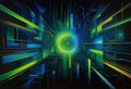 Navigating the Digital Tapestry of Tomorrow in Acrylic Form