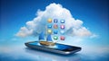 Navigating the Educational Sea: Smartphones and the Cloud generative AI