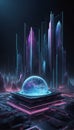 Navigating Quantum Realms: Data\'s Future Unveiled. AI generate