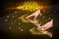 Navigating social networking with social icons