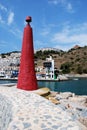 Navigation aid in Marina del Este harbour.