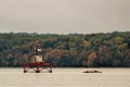 Navigation Aid on the Potomac Royalty Free Stock Photo