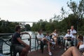 Navigation along Naviglio Grande - Lombardy - Italy