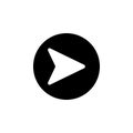Navigation arrow icon. One of simple collection icons for websites, web design, mobile app Royalty Free Stock Photo