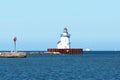 Navigation Beacon On Lake Erie Royalty Free Stock Photo