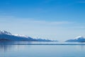 Navigation on Beagle channel, beautiful Argentina landscape