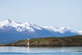 Navigation on Beagle channel, beautiful Argentina landscape