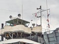 Navigation bridge of a LCT in Charleston, West Virginia USA