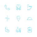 navigation , connectivity , network , graph , eps icons set vector
