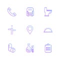 navigation , connectivity , network , graph , eps icons set vector