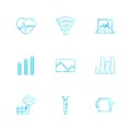 navigation , connectivity , network , graph , eps icons set vector