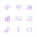 navigation , connectivity , network , graph , eps icons set vector