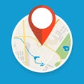 Navigation geolocation icon.