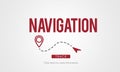 Navigation GPS City Locator Explore Concept Royalty Free Stock Photo