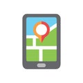 Navigation Icon for GPS Services Royalty Free Stock Photo