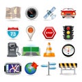 Navigation icon set