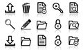 Navigation icon set