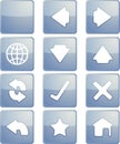 Navigation icons Royalty Free Stock Photo