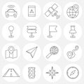 Navigation line icons