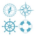 Navigation maritime vector icon