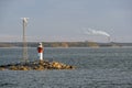 Navigation marks in the Turku archipelago Royalty Free Stock Photo