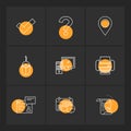 navigation , mouse , printer , qustion mark , computer , device