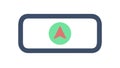Navigation Pin Map Location Pointer Icon, vector design Generative AI Royalty Free Stock Photo