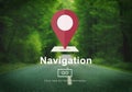 Navigation Position Maps Services Concept