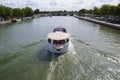 Navigation on Seine in Paris