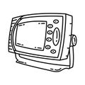 Navigation Telex Icon. Doodle Hand Drawn or Outline Icon Style Royalty Free Stock Photo