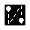 Navigation trajectory icon. Trendy Navigation trajectory logo co