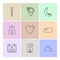 navigations , heart , crecent , unlock , user interface icons , Royalty Free Stock Photo