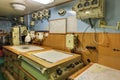 The navigator pilothouse Royalty Free Stock Photo