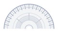 Navigator protractor vector icon flat isolated