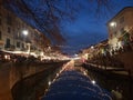 Navigli grand canal in milano milan italy italia