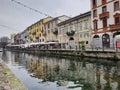 Navigli milano milan italy italia gran canal water canals amazing tourist trip winter december christmas