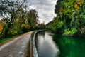 Naviglio martesana in Trezzo sull`Adda